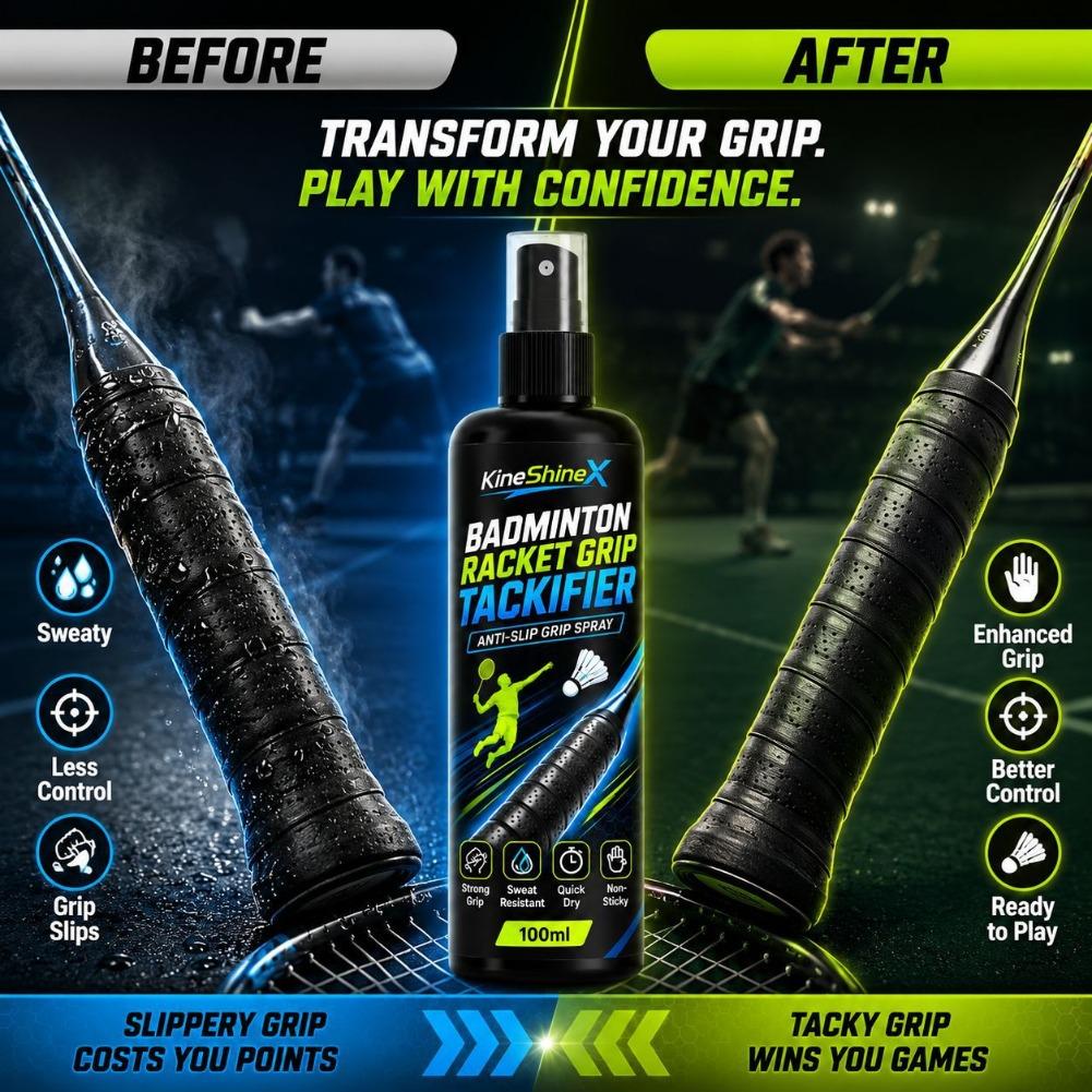 Anti-Slip Grip Spray for Tenni - đánh giá và giá Badminton Grip