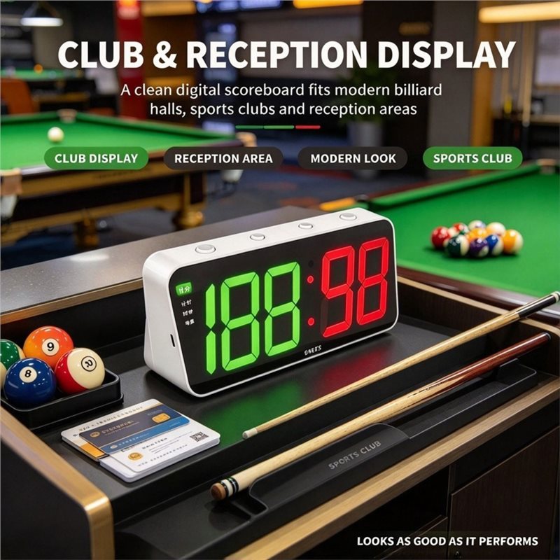 AD45 Billiards Electronic Scor - đánh giá và giá Scoreboard Digital