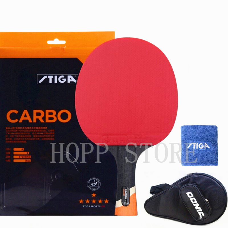 Mặt Vợt STIGA 6 Ngôi Sao Vợt T - đánh giá và giá Badminton Racket Carbon